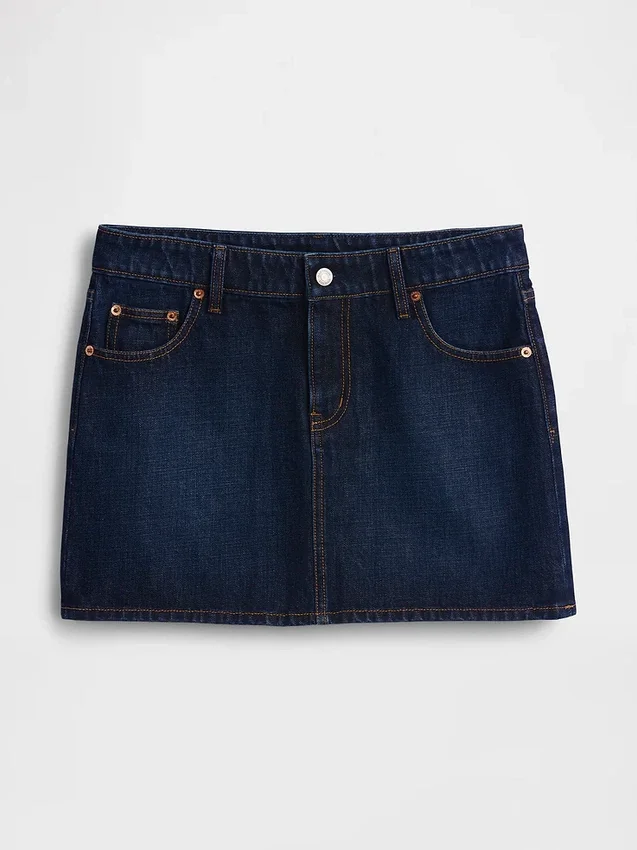 Denim Mini Skirt