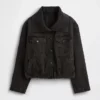 Denim Oversized Cocoon Jacket