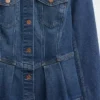 Denim Peplum Jacket