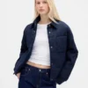 Denim Puffer Jacket