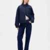 Denim Puffer Jacket