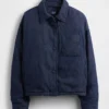 Denim Puffer Jacket