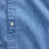 Denim Relaxed Straight-Hem Shirt