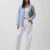 Denim Stripe Big Shirt