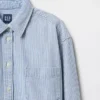 Denim Stripe Big Shirt