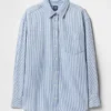 Denim Stripe Big Shirt