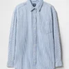 Denim Stripe Big Shirt