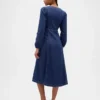 Denim Sweetheart Midi Dress