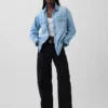 Denim Western Shirt Jacket