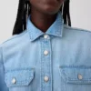 Denim Western Shirt Jacket