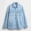 Denim Western Shirt Jacket