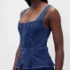 Denim Zip Vest