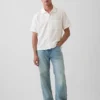 Dobby Relaxed Straight-Hem Shirt