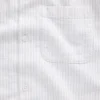 Dobby Stripe Relaxed Straight-Hem Shirt
