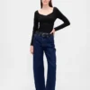 Double Knit Sweetheart Top