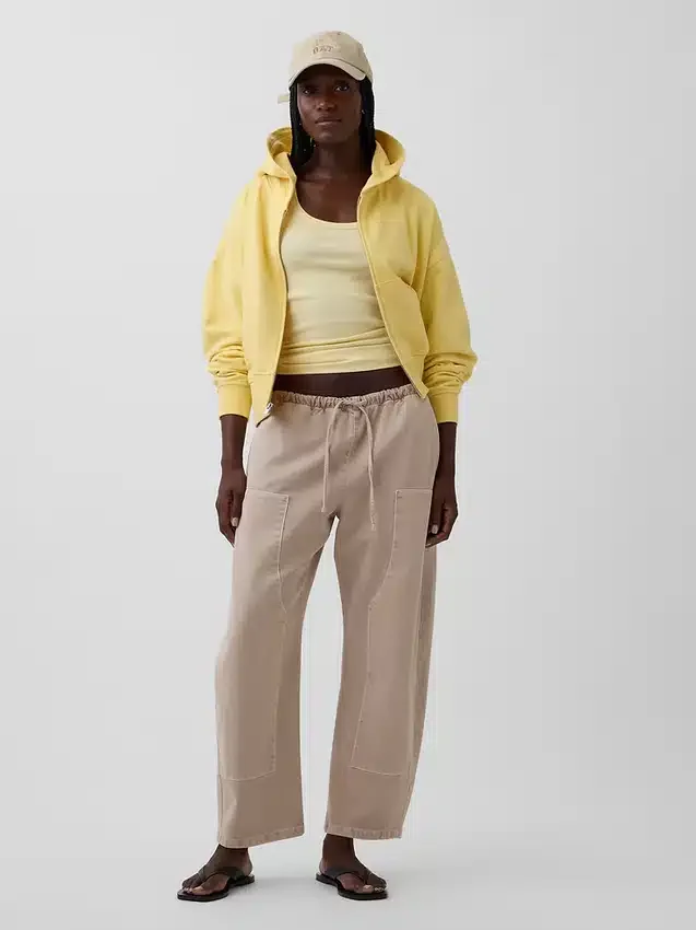 Easy Double-Knee Barrel Pants