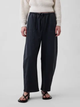 Easy Double-Knee Barrel Pants