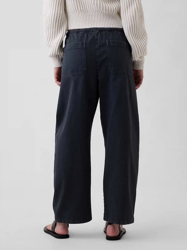 Easy Double-Knee Barrel Pants