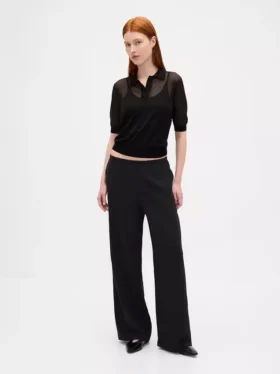 Easy Wide-Leg Pants