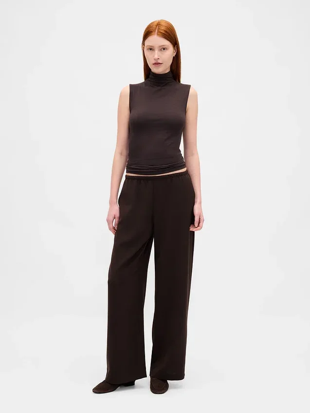 Easy Wide-Leg Pants