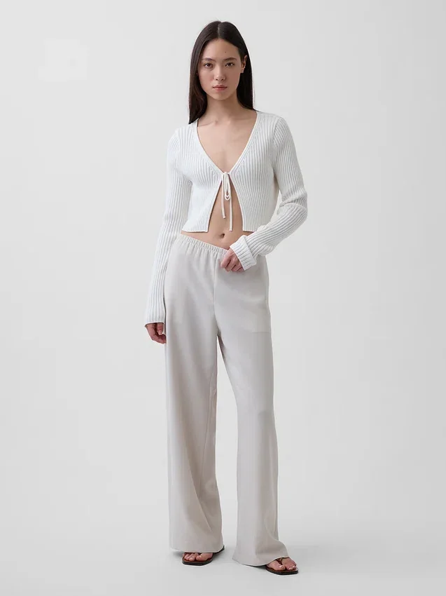 Easy Wide-Leg Pants