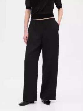 Easy Wide-Leg Pants