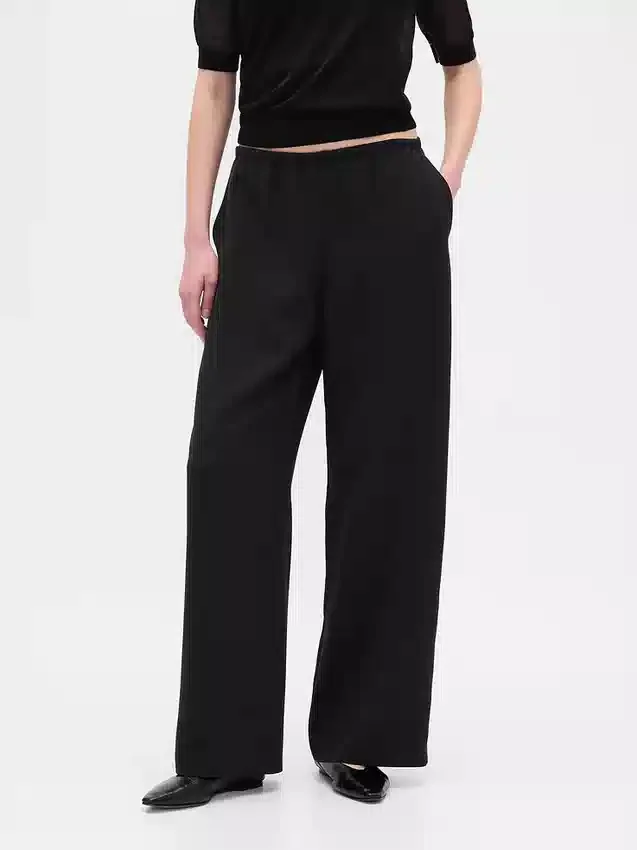 Easy Wide-Leg Pants