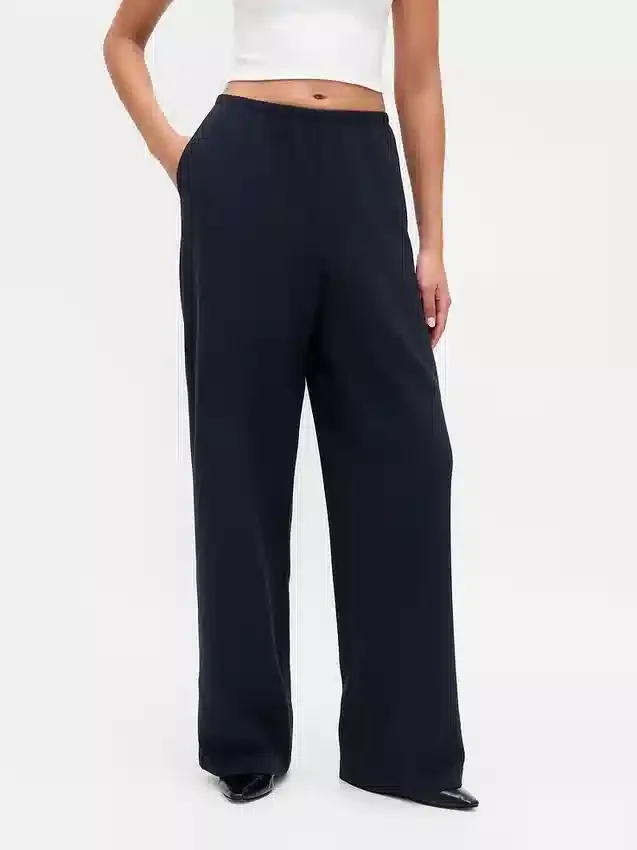 Easy Wide-Leg Pants