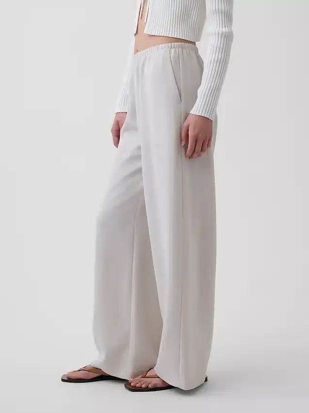 Easy Wide-Leg Pants