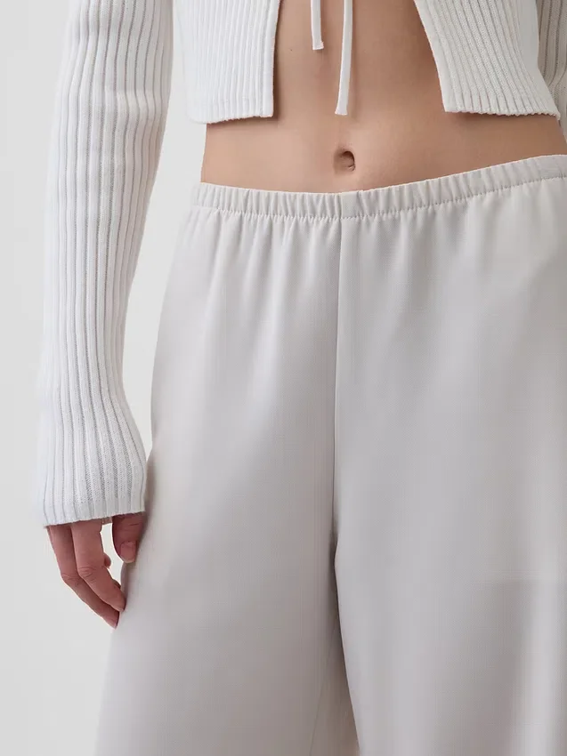 Easy Wide-Leg Pants