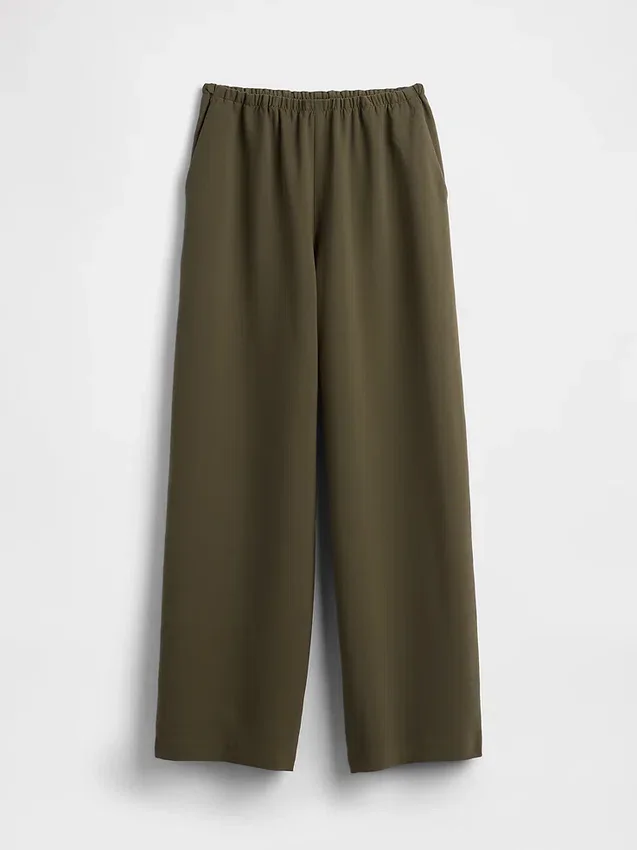 Easy Wide-Leg Pants