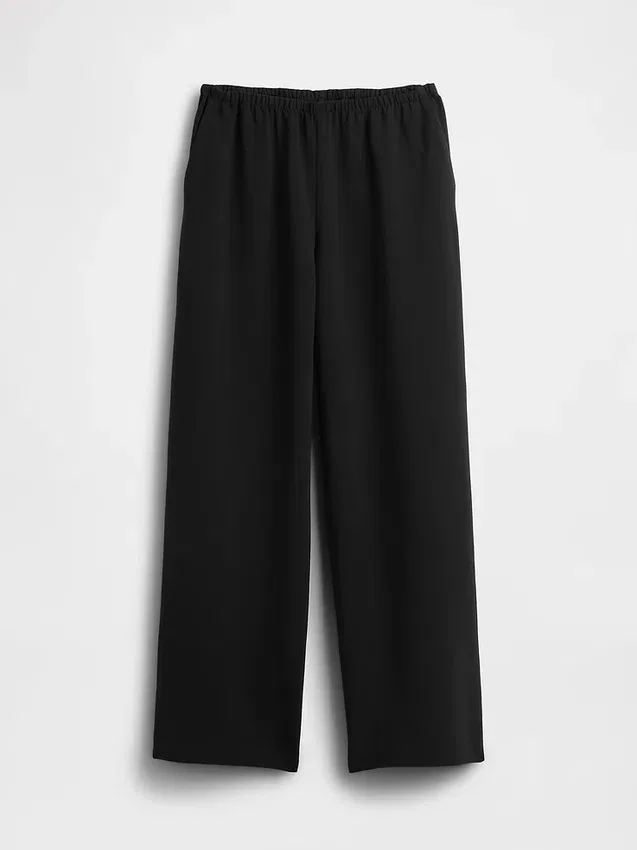 Easy Wide-Leg Pants