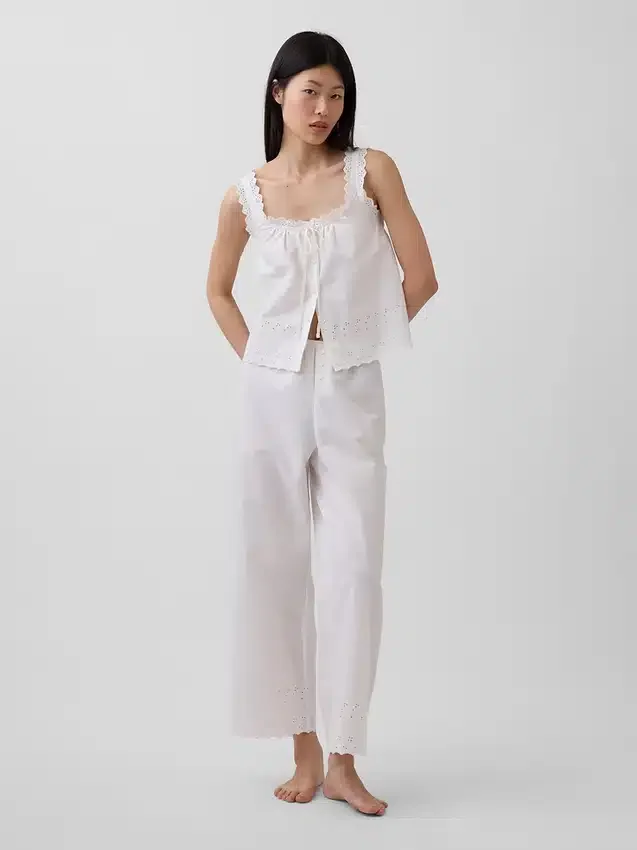 Embroidered Pj Pants