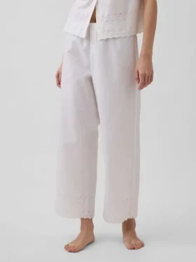 Embroidered Pj Pants