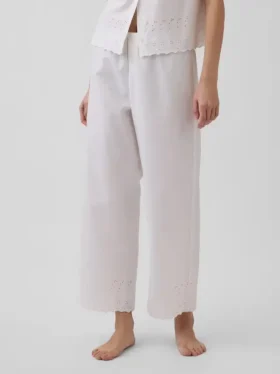 Embroidered Pj Pants