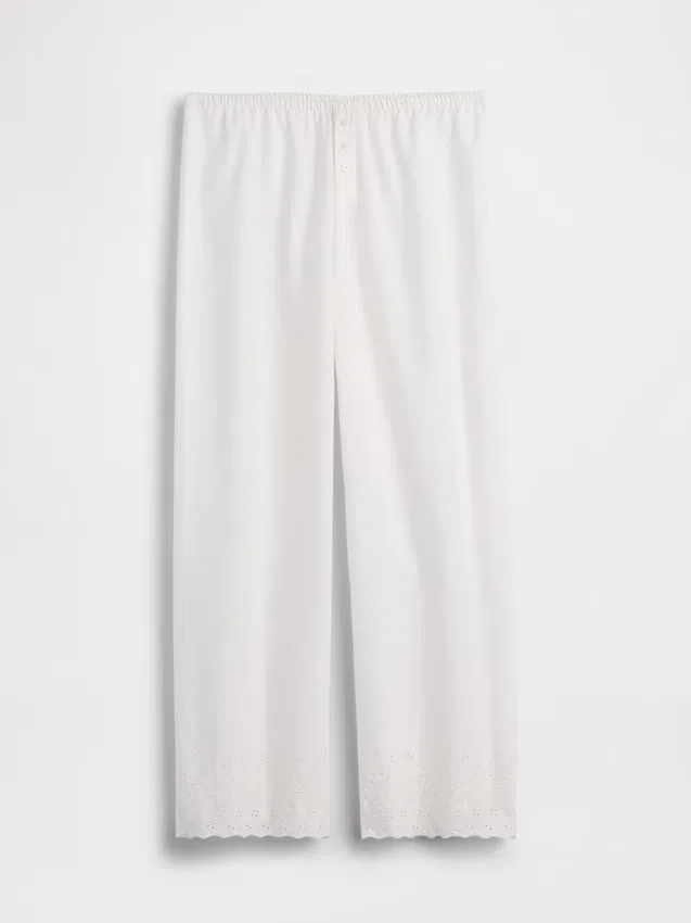 Embroidered Pj Pants