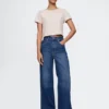 Extra High Rise Stride Wide-Leg Jeans
