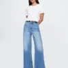 Extra High Rise Stride Wide-Leg Jeans