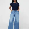 Extra High Rise Stride Wide-Leg Jeans