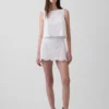 Eyelet Mini Skort
