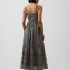 Eyelet Tiered Maxi Dress