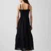 Eyelet Tiered Maxi Dress