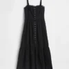 Eyelet Tiered Maxi Dress