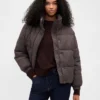 Faux Fur-Trim Puffer Jacket