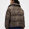 Faux Fur-Trim Puffer Jacket