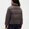 Faux Fur-Trim Puffer Jacket