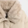 Faux Fur-Trim Puffer Jacket
