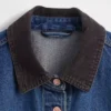 Fitted Longline Denim Jacket