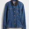 Fitted Longline Denim Jacket