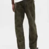 Floral Canvas Baggy Jeans